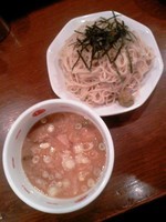 「つけ麺（大２．５玉）８００円」@ラーメン 唐そば 渋谷2丁目店の写真