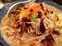「辛ニボ味噌ラーメン750円」@麺屋 ジャイアン 田無本店の写真