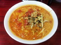 「豚骨トマトタンタン　800円」@九州大分ラーメン 麺恋亭 中華街店の写真