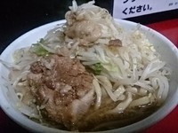 「ミニラーメン ヤサイ アブラ ニンニク少し」@蓮爾 登戸店の写真