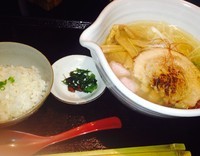 「銀笹塩ラーメン¥800＋半鯛飯¥150」@麺処 銀笹の写真