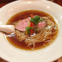 「季節のらーめん 牛と鴨のらーめん」@らーめん かねかつの写真