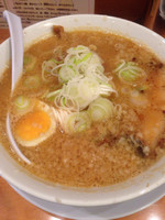 「味噌ラーメン+中盛り＋半ライス」@韃靼ラーメン 一志 ISSI 堀切本店の写真