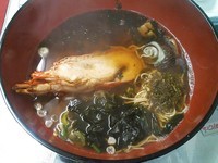 「伊勢海老ラーメン ￥1680」@売店 ブルー爪木の写真