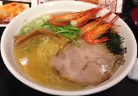 「北海シマエビのせ♪ 香る塩＋カレー丼」@らーめん山猫亭の写真