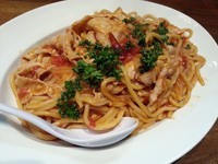 「【アキラ式パスタ】バラトマガーリック（大）￥850＋etc‥」@ラーメンアキラの写真