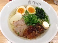 「特製塩煮干ソバ (1,000円)」@ソラノイロ salt & mushroomの写真