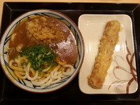 「カレーうどん+ちくわ天480円」@丸亀製麺 イーサイト高崎店の写真