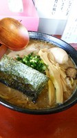 「二代目濃厚らあめん大盛り+味玉」@二代目狼煙 本店 葉隠製麺の写真