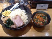 「つけ麺(限定メニュー)、特盛、3辛」@悠河らーめんの写真