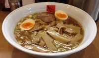 「味玉ラーメン中盛(800円＋100円)」@西八王子めんめんの写真
