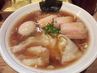 「味玉中華そば＋ワンタン」@麺屋KABOちゃんの写真