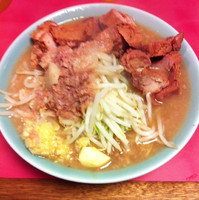 「ラーメン(小) チャーシューダブル」@ラーメン二郎 歌舞伎町店の写真