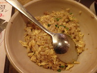 「おともチャーハン(200円)他」@ウエスト 中華麺飯 麦野店の写真