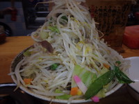 「ちゃんぽん(650円)、チャーシューにぎり(150円)」@水城らあ麺の写真