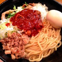 「【限定】えびまぜ＋味玉」@はりけんラーメンの写真