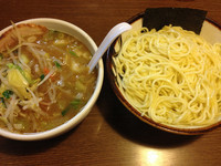 「野菜つけ麺(中)あつもり」@大勝軒 十五夜 新宿御苑店の写真