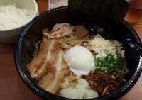 「濃厚白湯まぜそば800円」@三代目麺処 「まるは」極 船橋店の写真