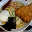 和風らーめん420円＋アジフライ100円