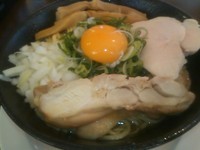 「鶏まぜそば 大盛（2玉）」@麺道 麒麟児の写真