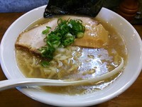 「鯛塩らーめん 700円＋ビール」@らーめん・つけめん いつ樹の写真