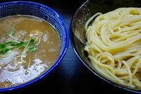 「濃厚魚介つけめん（大盛）＋カレ変ライス」@麺屋 中川會 神保町店の写真