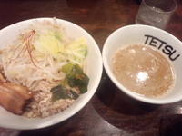 「〖限定〗復活 海老だしのつけめん900円」@TETSU 品川店の写真