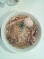 「鬼塩ラーメン＋味玉」@鬼そば 藤谷の写真