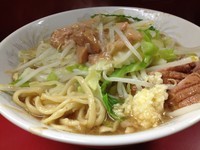 「ぶた2枚入 小ラーメン 600円」@ラーメン二郎 環七一之江店の写真