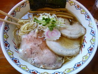 「らーめん（650円）+レアチャーシュー（100円）」@中華そば 仙人掌の写真