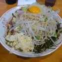小ラーメン汁無し　ニンニク