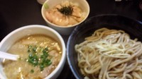 「鶏白湯つけ麺＋鴨ロース丼」@麺堂 稲葉の写真
