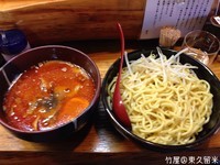 「つけ麺 みそ ３辛」@つけ麺・らあめん 竹屋の写真