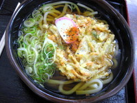 「かき揚げ天うどん￥５５０」@蓮田SA下りフードコートの写真