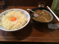 「あつもり玉入り700円×大盛100円 ランチメニュー」@大勝軒の写真