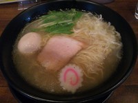 「【限定】塩中華そば（大盛り）　＋味玉：サービス券」@ラーメン なんまつの写真