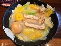 「鶏節（冬季限定）＋味付玉子（￥700＋￥100）」@こくまろ鶏らーめん 久久の写真