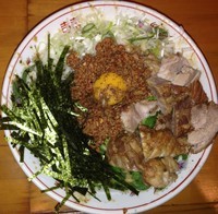 「台湾混蕎麦 （750円）+豚マシ（100円）山椒･アブラマシ」@豚星。の写真