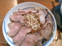 「つけ麺　中盛り　チャーシュー」@愚直の写真
