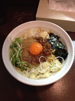 「カレー台湾まぜそば＋チーズ」@麺屋 こころ 大岡山本店の写真