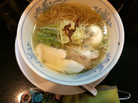 「鯛塩味玉ラーメン」@麺や ぶたコング 梅田本店の写真