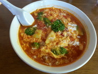 「トマトラーメン(小辛)890円」@馬鹿旨の写真