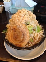 「野菜ラーメン並(ヤサイ、アブラ)」@麺屋 一心の写真