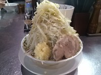 「ラーメン　野菜マシ　ニンニク」@らーめん大 大久保店の写真