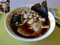 「房総しょうゆラーメン」@品川区役所食堂の写真
