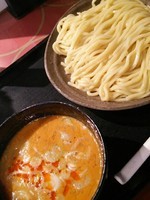 「四川坦々つけ麺（中盛）」@三ツ矢堂製麺 中目黒本店の写真