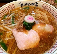 「味噌そば750円肉めし120円」@二代目 にゃがにゃが亭の写真