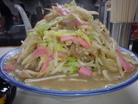 「ちゃんぽん麺野菜大盛(950円)餃子(220円)おにぎり1ヶ」@井手ちゃんぽん 本店の写真