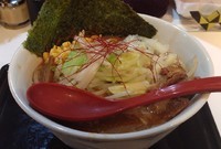 「3SO赤らーめん(限定･L)＋ごはんに炙りチーズ」@RA-MEN 3SOの写真