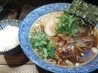 「幻六醤油そば＋ライス」@中華そば 幻六の写真